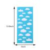 50 Pieces Blue Sky White Clouds Birthday Party Supplies Cellophane Bags Cartoon Story Gift Bags with 50 Silver Twist Ties for Baby Kids Shower Birthday Party Decorations view 2