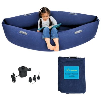 Sensory Chair for Kids  Inflatable Peapod for Children, Includes Electric Air Pump
