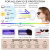 MARE AZZURO Round Brown Sunglasses Readers 2.50+ Women Large Outdoor Sun Reading Glasses 1.0 1.25 1.5 1.75 2.0 2.25 2.5 2.75 3.0 3.5 4.0 (Leopard, 250) view 4