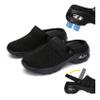 Air Cushion Orthopedic Slip on Shoes, 2023 New Air Cushion Slip-on Walking Shoes Orthopedic Diabetic Walking Shoes for Women Wide Width, Arch Support Orthopedic Stretch Sandals Slippers (Black,9) view 1