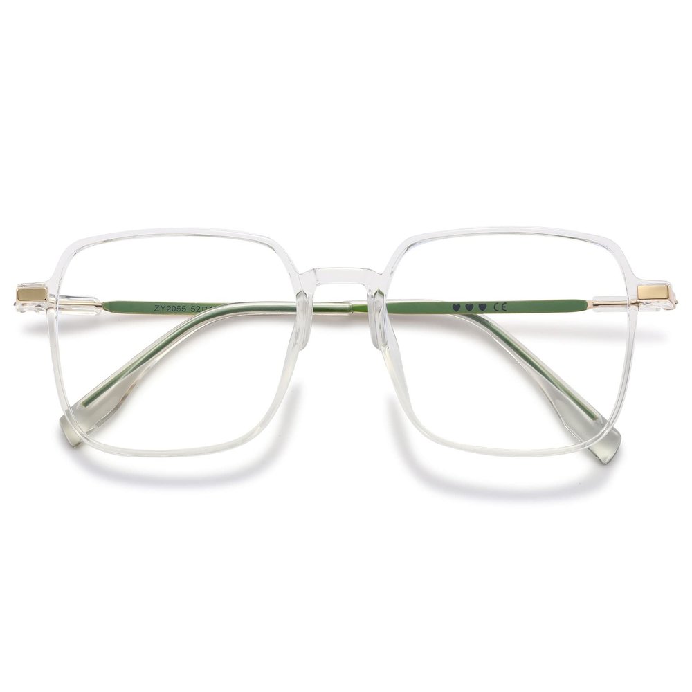 VEVESMUNDO Reading Glasses Blue Light Blocking Square Frame Large Square Frame Readers