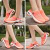 Air Cushion Orthopedic Slip on Shoes, 2023 New Air Cushion Slip-on Walking Shoes Orthopedic Diabetic Walking Shoes for Women Wide Width, Arch Support Orthopedic Stretch Sandals Slippers (Orange,9) view 2