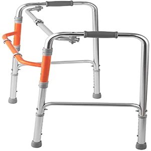 Bsetain Rollator Walker, 4 Wheel Medical Rolling Walker Standard Walkers Lightweight Foldable Mobility Walker for Adult Seniors Disabled, Adjustable Height for Short, Average and Tall People