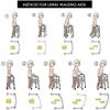 Bsetain Rollator Walker, 4 Wheel Medical Rolling Walker Standard Walkers Lightweight Foldable Mobility Walker for Adult Seniors Disabled, Adjustable Height for Short, Average and Tall People view 4