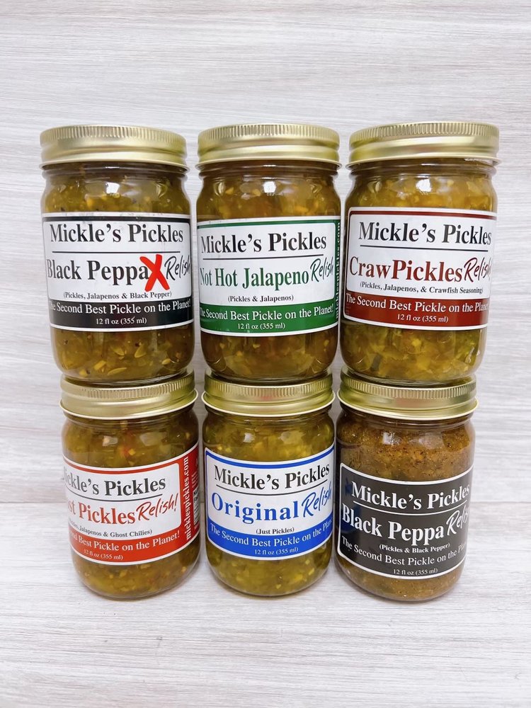 Mickle's Pickles Relish Mix Case (12)12 oz jars