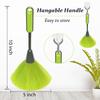4 Pack 10" Small Microfiber Duster, Delicate Fluffy Microfiber Feather Duster, Suitable for Light Daily Household Dusting, Perfect for Cleaning Desk, Computer Screen, TV Screen, Books, Photo Frames view 3