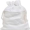 48-Pack Medium Linen Burlap & Organza Gift Bags w. Drawstrings (5x7 in, White) - Party Favors, Presents, Samples & Treats Mesh Pouch by The Display Guys view 2