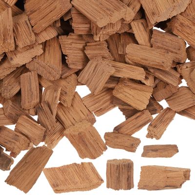 Kichvoe Wine Making 1 Pack French Oak Chips Red Wine Oak Chips Wine Brewing Making Oak Pieces for Wine or Home Brew Beer 100g( Light Toasted) French Toast