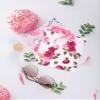 6PCS Thickened Glasses Cleaning Cloth Elegant Flower Design Microfiber Cleaning Cloth, Multi-Colored Eyeglass Lens Cleaning Cloths, Soft Wipes for Reusable Eyeglass and Phone Screens (Peony) view 3