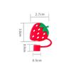 10Pack Straw Covers, Silicone Straw Toppers for 6-8 mm Straws, Reusable Straw Plugs for Tumblers (Random Color) view 2