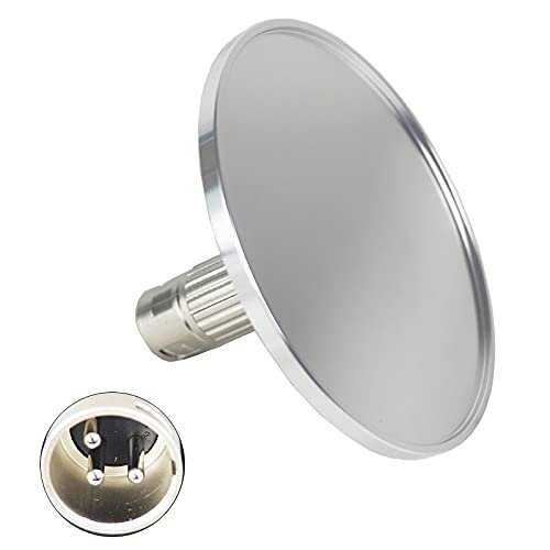 Aluminum alloy Suction Cup Adapter for Machine with 3XLR Connector,3.86" Diameter Large Suction Cup Fitting - (Style: A, Speed(RPM): 10cm Silver)