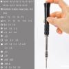NICHOY 55Pcs Professional Watch Screwdriver Set,Micro Precision Glasses Repair Kit, with Extra Replace Blades, for Eyeglass Sunglass Computer Phone Small Tools(Color:Black,Size:55pcs) view 2
