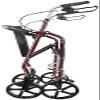 Bsetain Rollator Walker, 4 Wheel Medical Rolling Walker Folding Lightweight Folding Four Wheel Rollator Walker with Padded Seat, Ergonomic Handles and Carrying Bag view 3