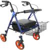 Bsetain Rollator Walker, 4 Wheel Medical Rolling Walker Aluminum Mobility Walking Aid Lightweight Folding Walking Frame  Height Adjustable Elderly Walker Elderly Walker view 4