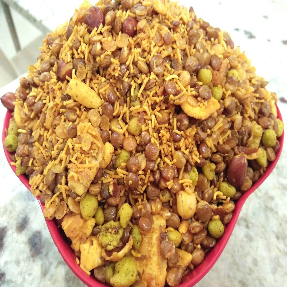 Ghotaram Famous Namkeen Dal sev (Dalmoth), Dalmoth Mixture Namkeen Snack, Dal Biji Mixture, Namkeen, Classic Taste of Rajasthani Flavour, Spicy & Savoury in Flavour, Evening Snacks-150g*2Pack