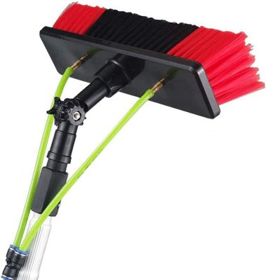 Water Fed Pole Kit,Water Fed Brush 30ft Window Cleaning Pole, Window Cleaning Brush Kit, Water/hose Line Rod, Extendable Window Glass Cleaner, Conservatory Roof And Solar Panel Cleaning Equipment (Si