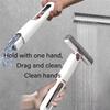 Shirln Portable Self-Squeeze Mini Mop, Homezo Mini Sponge Mop, Hands-Free Lazy Sponge Mop, Hand Wash-Free Strong Absorbent Easy Squeeze Portable Mop for Cleaning Bathroom Kitchen Glass (2p-mop Header) view 2