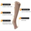 EVOPLECI 15-20mmHg Open Toe Compression Socks Skin Tall Toeless Compression Socks for Reduce Swelling and Alleviates Varicose Veins XXXL view 4