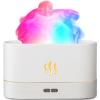Aegci Essential Oil Diffuser,Humidifier with 7 Colors Flame Light,180ml Air Humidifiers for Bedroom, Home, Office, Gifts - Portable,Auto-Off Protection,4 Modes Mist(White) view 1