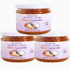 Gourmet Premium Peach Lavender Jam (Gift Box of 3 Jars), More Fruit Less Sugar, Amazing Flavor, Spreadable view 1