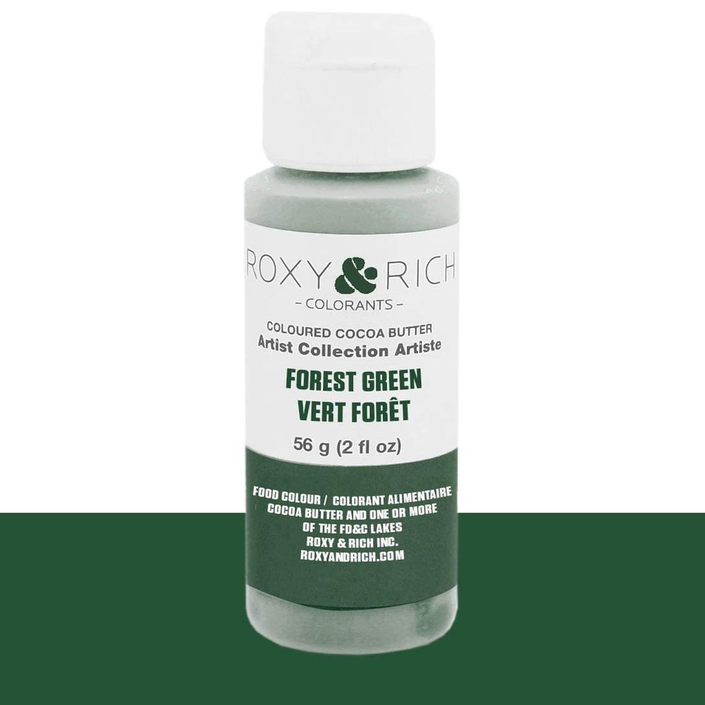Roxy & Rich Artist Collection Cocoa Butter, 56 Grams Forest Green