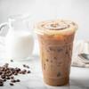 VeZee 24 oz BPA-Free, Plastic Clear PET Cups With Flat Lid & Straw, Perfect for Iced Coffee, Smoothies, Tea, Boba - Recyclable | CT 50 view 4