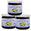 Gourmet Premium Blueberry Lemon Peel Jam, More Fruit Less Sugar, Great Gift, Amazing Flavor, Spreadable (3 Pack, 3, Count) view 1