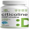Citicoline CDP Choline, 1,000mg Per Serving, 120 Capsules  Extra Strength Choline Supplements  Nootropic B Vitamin Properties  Promotes Brain Health, Memory, & Focus  Non-GMO view 1