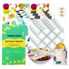 9 Pack Beeswax Food Wraps - Organic Biodegradable Zero Waste Sustainable Plastic Free Food Storage - Eco Friendly Reusable Wraps Cheese Sandwich Paper Wraps view 1