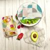 9 Pack Beeswax Food Wraps - Organic Biodegradable Zero Waste Sustainable Plastic Free Food Storage - Eco Friendly Reusable Wraps Cheese Sandwich Paper Wraps view 4