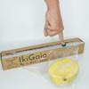 100% Compostable Plastic Wrap Dispenser With Cutter - Ikigaia - PLA/PBAT Cling Wrap With Slide Cutter - 11.8" x 328 feet - XL For Less Delivery - Extra Thick Saran Wrap Dispenser - Food Wrap view 1