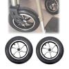 10 Inch Replacement Front Wheels, Small Pneumatic Tires, Electric Wheelchair Accessories, Anti-Slip Casters, Model 102, Bearing 12mm(1/2inch), 1 Pair view 1