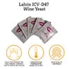 Craft A Brew - Lalvin ICV-D47 Wine Yeast - Dry Wine Yeast - For Full-Bodied, Complex White Wines & Meads - Ingredients for Home Fermenting - Wine Making Supplies - [5 Pack] view 2