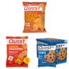 Quest Nutrition Tortilla Style Protein Chips, 1.1 Ounce & Cheese Crackers, 12 Count & Chocolate Chip Protein Cookie, 12 view 1