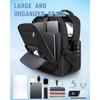 CPAP Backpack, CPAP Travel Bag with 15.6 Inch Laptop Compartment, Large and Organized Space Travel Backpack Compatible with Resmed Airsense 11/10/9 Machine, Carrying Bag Resmed Airsense Accessories view 3