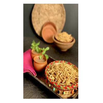 Ghotaram Authentic Bikaner Wali Ratlami Namken Chatpata Sev Bhujia, Laung Sev Namkeen, Ratlami Sev, Ratlami Bhujia Sev, Lavng Sev Bhujiya Namkeen, Ratlami Namkeen, Made In Groundnut Oil-300g*1Pack
