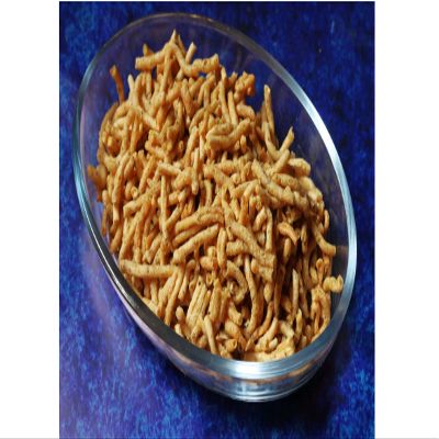Ghotaram Namkeen Ratlami Sev - Indore's Famous, Crispy & Crunchy, Medium Spicy , Indian Tea Time Snack Mixture, Ready to Eat, Crispy & Light snacks, 100% HandMade, No Palm Oil-150g*2Pack