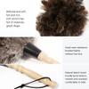 iHUFeather Ostrich Feather Duster 14 inch Feather Duster Fluffy Natural Genuine Ostrich Feathers with Wooden Handle and Eco-Friendly Reusable Handheld Ostrich Feather Duster for Cleaning Supplies view 3