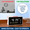 Top Life Talking Clock - Extra Loud Time and Date - for Elderly, Dementia, Hearing or Visually Impaired Seniors - Easy to Use Speaking Help - Clear Neutral Male Voice view 2