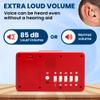 Top Life Talking Clock - Extra Loud Time and Date - for Elderly, Dementia, Hearing or Visually Impaired Seniors - Easy to Use Speaking Help - Clear Neutral Male Voice view 3
