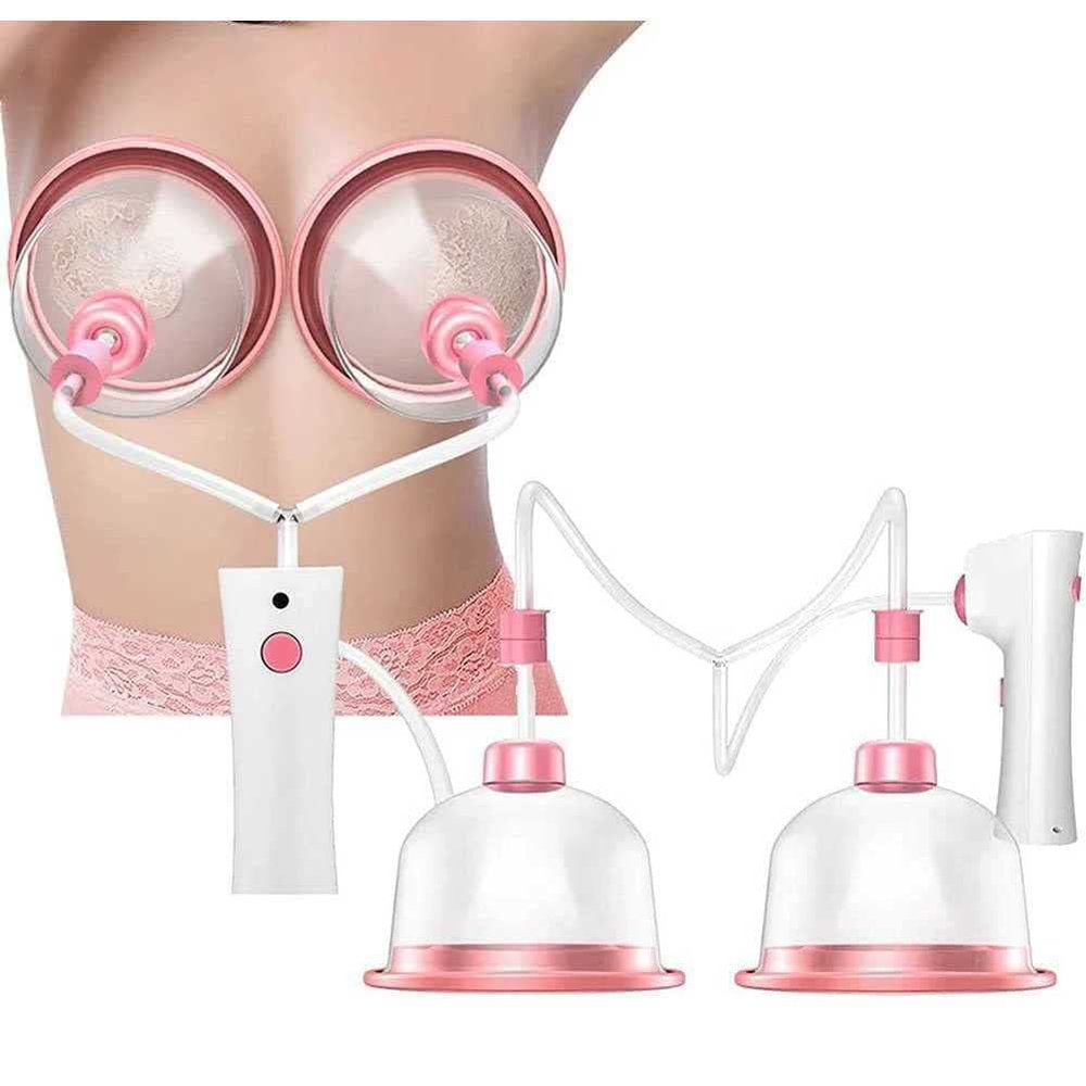 LDRFSE Electric Breast Massager, Chest Beauty Enlargement Machine, Multifunctional Care Equipment for Flat or Sagging Breasts, Promotes Growth