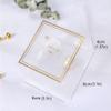 60 Packs Clear PVC Boxes,3.1" x 3.1" x 1.57" Plastic Favors Boxes Gift Boxes Transparent Cube Boxes Single Individual Packaging for Macaron Candy Minigifts Wedding Party view 2