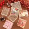 60 Packs Clear PVC Boxes,3.1" x 3.1" x 1.57" Plastic Favors Boxes Gift Boxes Transparent Cube Boxes Single Individual Packaging for Macaron Candy Minigifts Wedding Party view 3