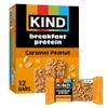KIND Breakfast Protein Bars, Caramel Peanut, Healthy Snacks, Gluten Free, 8g Protein, 6 Count view 1