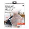 Calming Heat Vibrating Heating Contour Pad by Sharper Image- Weighted Electric Heating Pad with Massaging Vibrations, 12 Settings- 3 Heat, 9 Massage- 27 Relaxing Combinations, 14.5 x 14.5, 4 lbs view 1