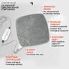 Calming Heat Vibrating Heating Contour Pad by Sharper Image- Weighted Electric Heating Pad with Massaging Vibrations, 12 Settings- 3 Heat, 9 Massage- 27 Relaxing Combinations, 14.5 x 14.5, 4 lbs view 3