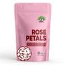 Dried Rose Petals - 100% Certified Organic - Herbs - Red Rose Petals for Loose Leaf Tea, Cocktails and Cakes - 4oz Resealable Bag - 1 Pack view 1