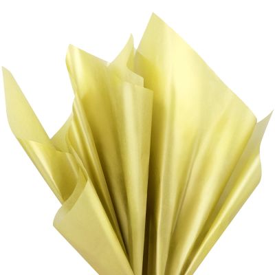 EUSOAR Gold Tissue Paper, 20x15 inches, 500pcs Present Gift Packaging Wrapping Sheets, Crafts Gift Bags Bulk, DIY Decorative Art Craft Birthday Party Wedding