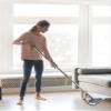 82 Inch Wall Mop with Long Handle Wall Cleaning Mop with 39.8-82 Inch Extension Pole 360 Rotatable Wall Cleaner Mops Triangle Mop Kit for Walls Ceiling Window Skirting (As Shown in The Picture) view 2