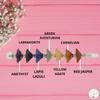 Aashita Creations Seven Chakra Wand Reiki Crystal Healing Wand with Pyramids Stick and Clear Quartz Pencil (Wand) view 2